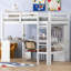 Lit mezzanine avec bureau en L, garde-robe et tablettes de rangement-228288112-228288119