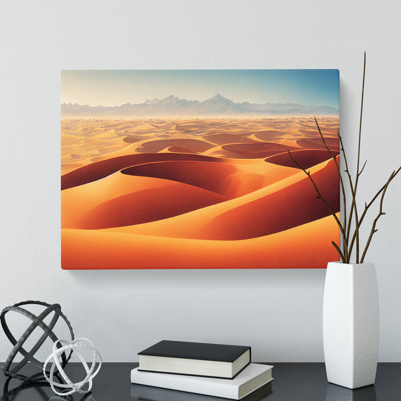 Beguiling Desert - Wrapped Canvas, 35cm H x 50cm W x 3cm D
