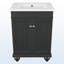 Meuble-lavabo élégant avec tablette réglable-105205767