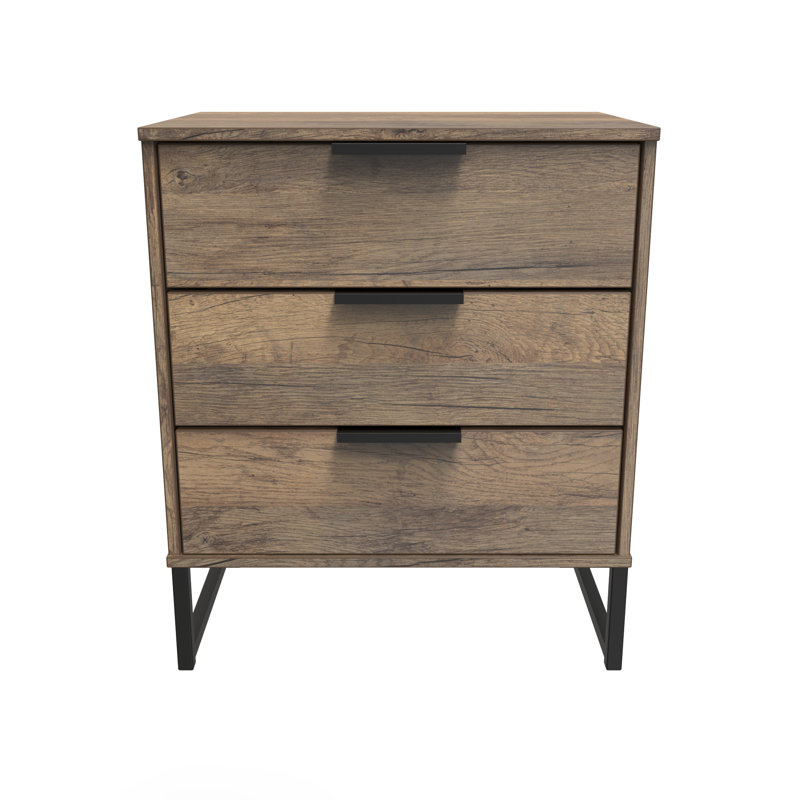 Fully Assembled Luecinda 3 - Drawer Chest of Drawers