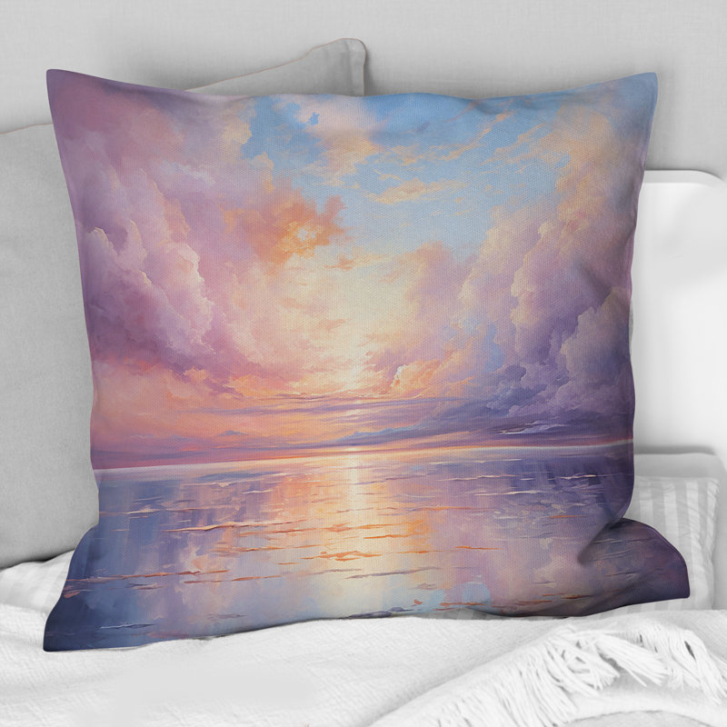Coussin décoratif Sunset Cotton Candy Skies II - Sunset