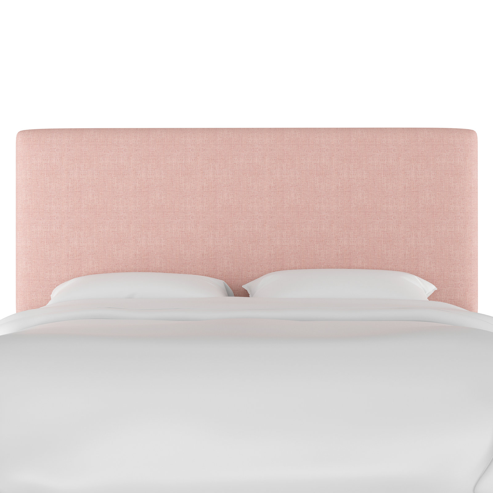 Eisley Upholstered Headboard, Twin, Zuma Rosequartz Textured Linen