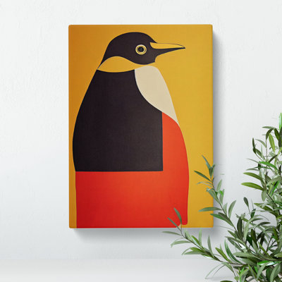 Modern Abstract Penguin No.2 - Wrapped Canvas