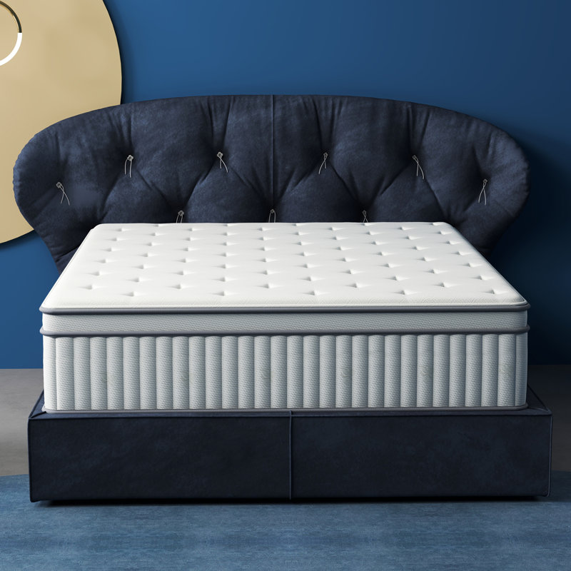 Matelas hybride à mousse à mémoire de forme certifié CertiPUR-US 10 po / 12 po / 14 po, Queen, 9