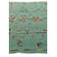 Tapis carré vert 6 pi 6 po