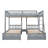 Full Over Twin Over Twin Triple Bunk Bed with Storage Bedside Shelf and Drawers-861770438