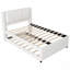 Lit plateforme tapissier avec lit gigogne polyvalent, pour les chambres d'amis et les petits espaces-121053881
