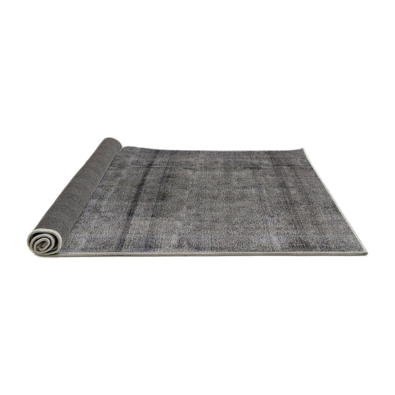 Tapis gris foncé Itchington, Rond 7 pi