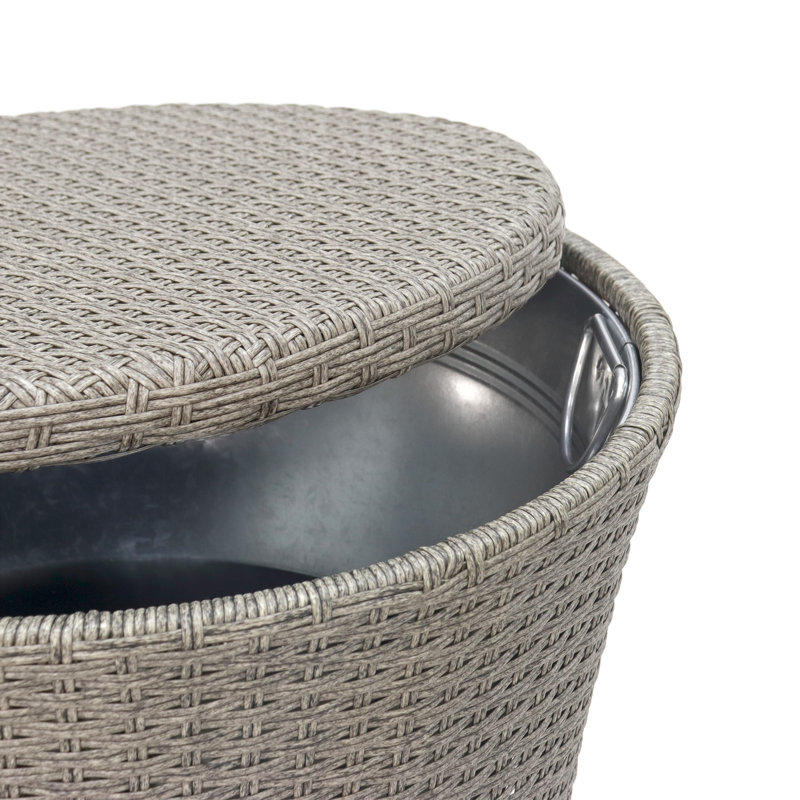 MAYPEX 20 Quarts Serving Station / Cart Cooler in Gray