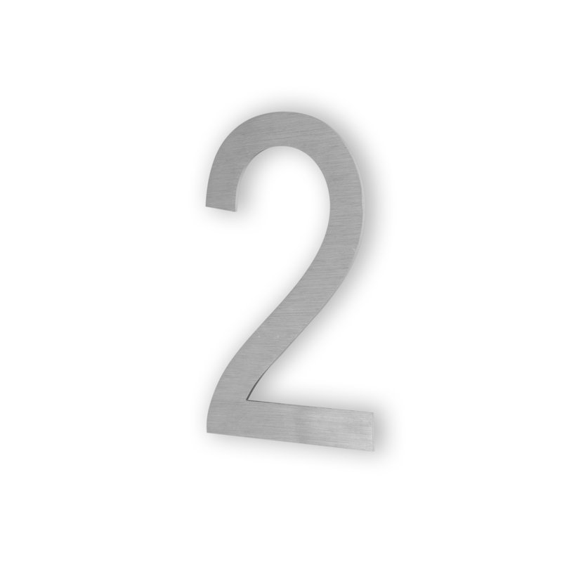 6'' H Stainless Steel House Number, 2