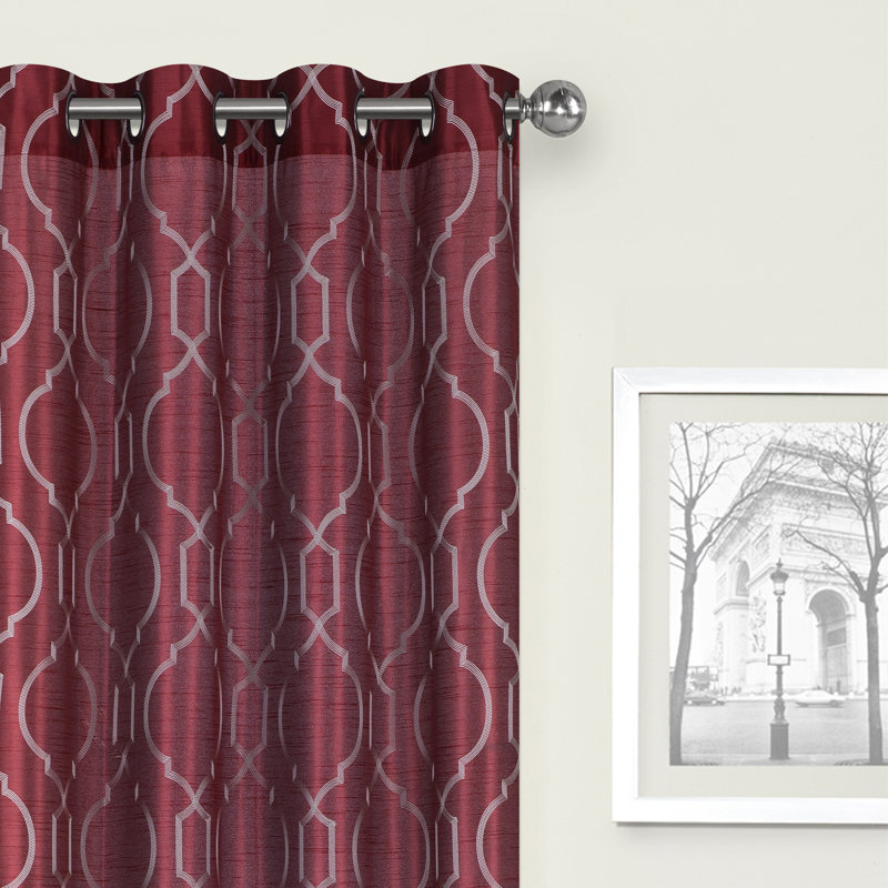 Forontenac Sliding Panel Pair, Burgundy