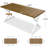 70.87 Inch Industrial Dining Table For 6-8 People Rectangular  Solid Wood Top With Metal Frame, Rectangular Kitchen & Dining Room Table-1505648817-1505648822