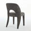 Chaise de salle à manger en chenille avec dossier creux, ensemble de 2, facile à assembler, confortable et élégante pour une utilisation à l'intérieur-926812269