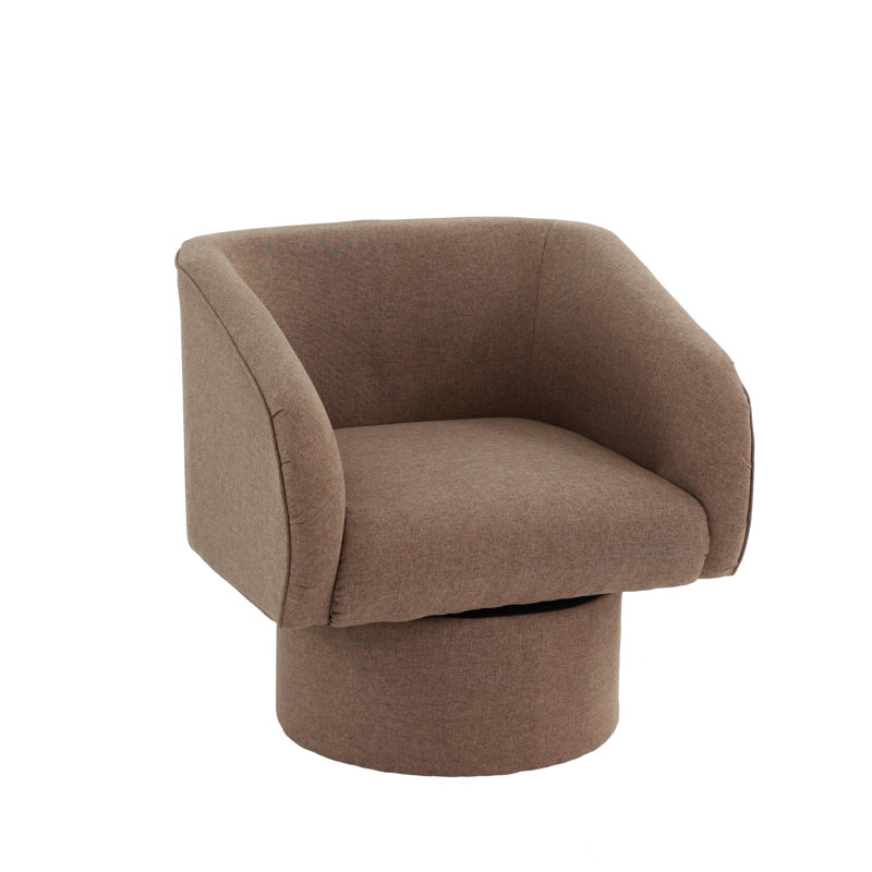 Chaise d'appoint rembourrée Classic, Café clair