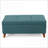 Ottoman Bench with Storage, Tufted Ainsley Hinged Lid – 38” Wide for Living Room/Bedroom, Solid Birch Legs | Walnut Brown | Wood-123499409