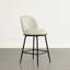 Tabouret de comptoir pivotant rembourré 26 po Aura-615037486-615329769
