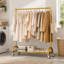 43'' Metal Adjustable Clothing Rack