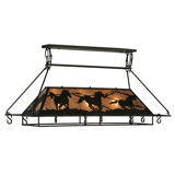 Greenbriar Oak Wild Horses Pot Rack