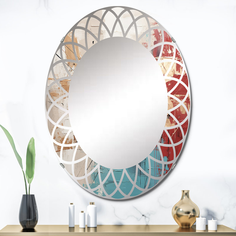 Roylan - Miroir mural moderne ovale, 36 po x 24 po
