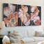 Pastel Parrot Tulips I - Toile tendue avec châssis sur mesure - 3 pièces-54226064