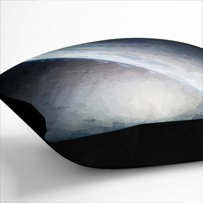 Square Throw Cushion, 55cm H x 55cm W x 20cm D, Black
