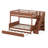 Full XL Over Queen Bunk Bed With Storage Shelves And Staircase,Trundle And LED Light-484161672