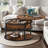 Kayln Lift Top Round Coffee Tables  with Storage for Living Room-1512420221