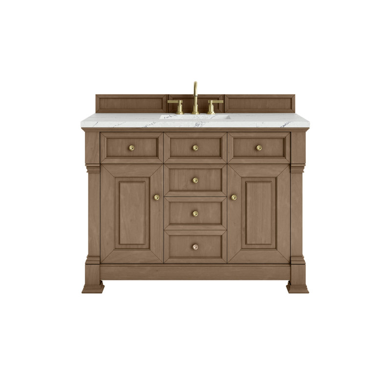 Brookfield 48'' W Single Vanity, Ethereal Noctis, Pecan, Widespread