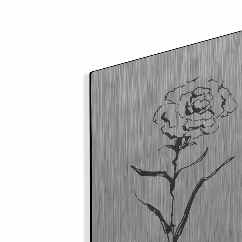«Line Carnation I» par Chris Paschke, H 16 po x l 12 po