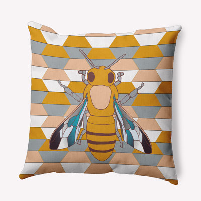 Outdoor Reversible Throw Pillow