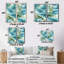Easthampton - art mural floral tropical côtier-114708742-114708744-114708745