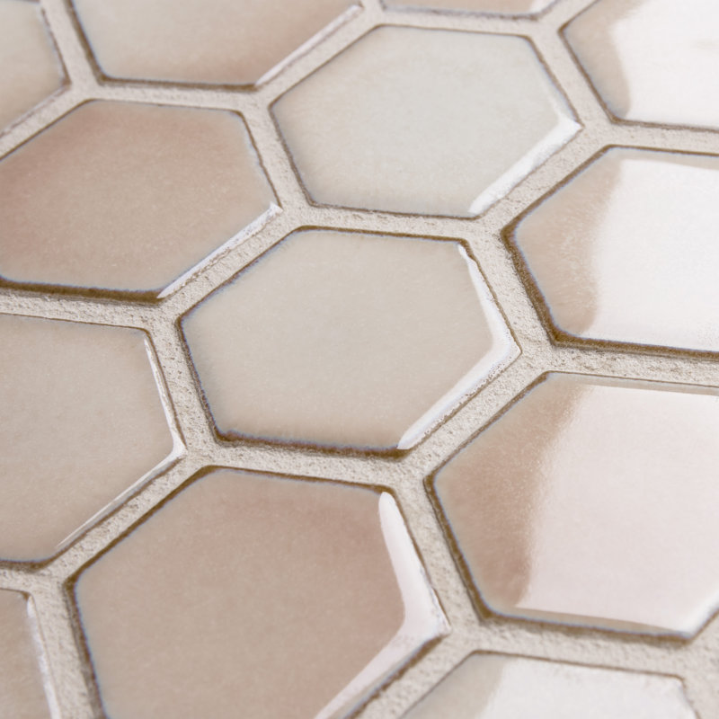 Carreau de mosaïque en porcelaine Merola, Truffe