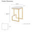 Tabouret de bar Eicholtz de style moderne du milieu du siècle avec pieds en métal doré-1892275803-1892275804