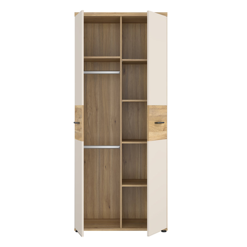 2 Door Manufactured Wood Wardrobe