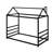 Metal House Shape Platform Bed-1689926511-1681531399