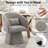 Upholstered Swivel Barrel Dining Chairs-671519497