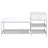 Yesler White High Gloss 1-Drawer Storage Bench
