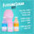 Nostalgia Cotton Candy Flossing Sugar - Grape, Pink Bubble Gum, Orange - 3 Pack