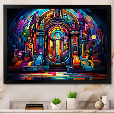 Multicolor Psychedelic Jukebox Sound - Jukeboxes Wall Art