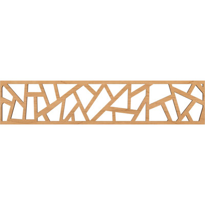 Moulure d'armature en érable Harrisburg l 46 3/4 po x H 10 po x T 3/8 po