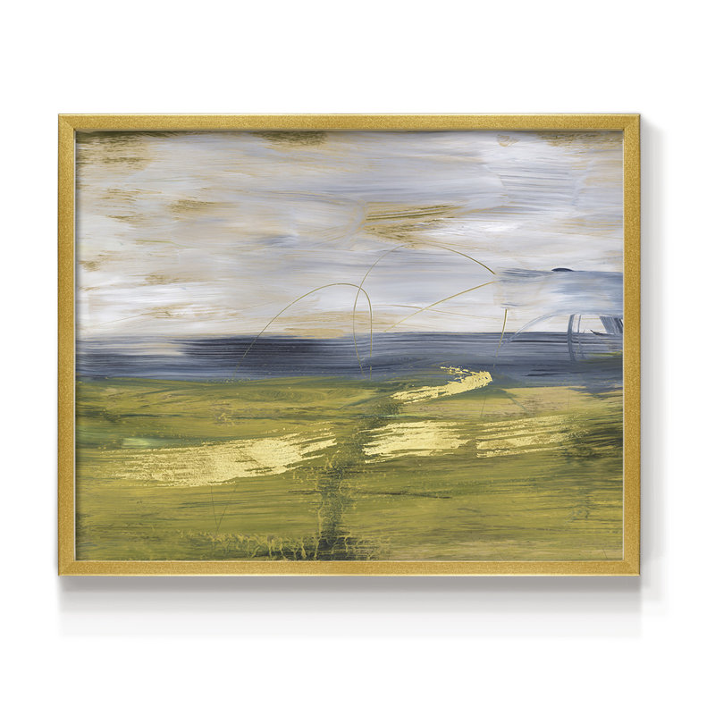 Sky and Land II -Framed Print - Restickable