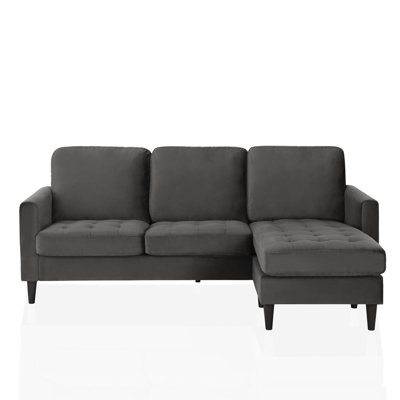3 Seater Velvet Sofa & Chaise