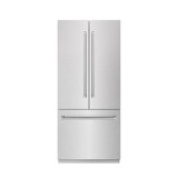 ZLINE 36 in. Built-In Refrigerator in White Matte with Graphite Gray Interior