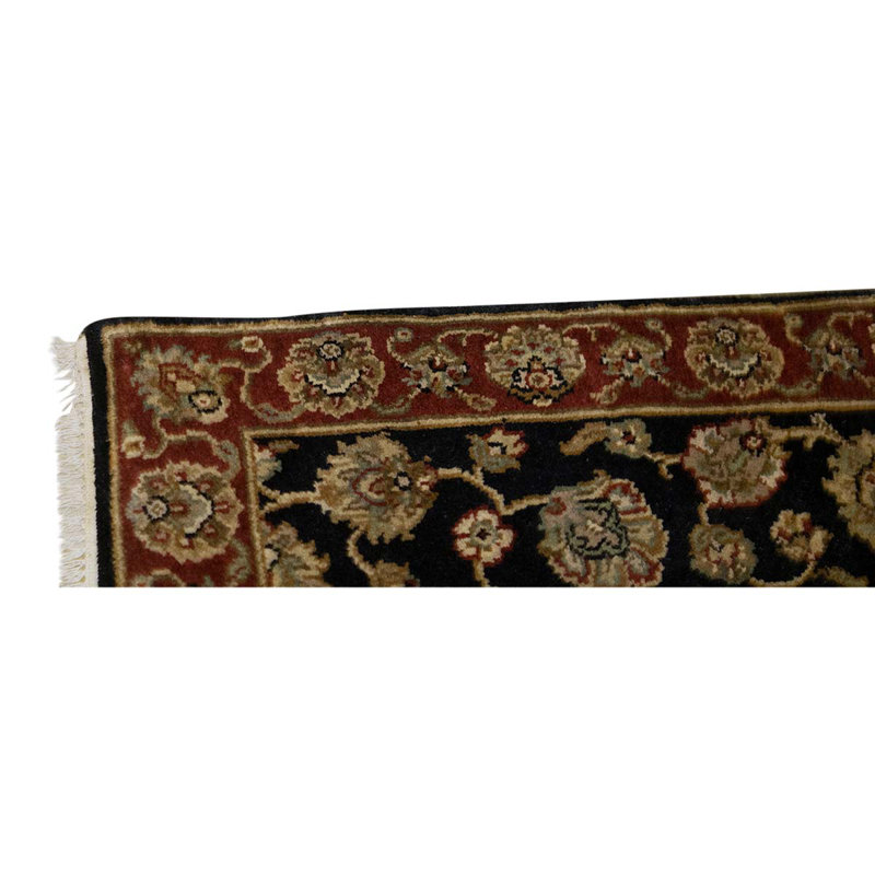 Tapis noir / jaune / rouge de haute qualité