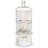 Demilade 3-Tier Glass Stacking Jars Bathroom Storage Container