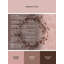 Tapis rose et rose moderne lavable à la machine Norridge-1379359066