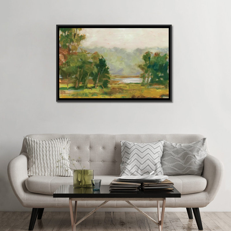 «Changer la lumière du soleil II», reproduction d'art sur toile, H 18 po x l 26 po x P 1,5 po, Toile avec cadre noir