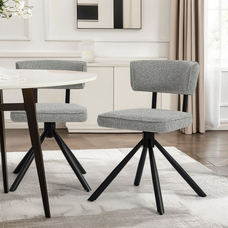 Chaise rembourrée Modern, Gris