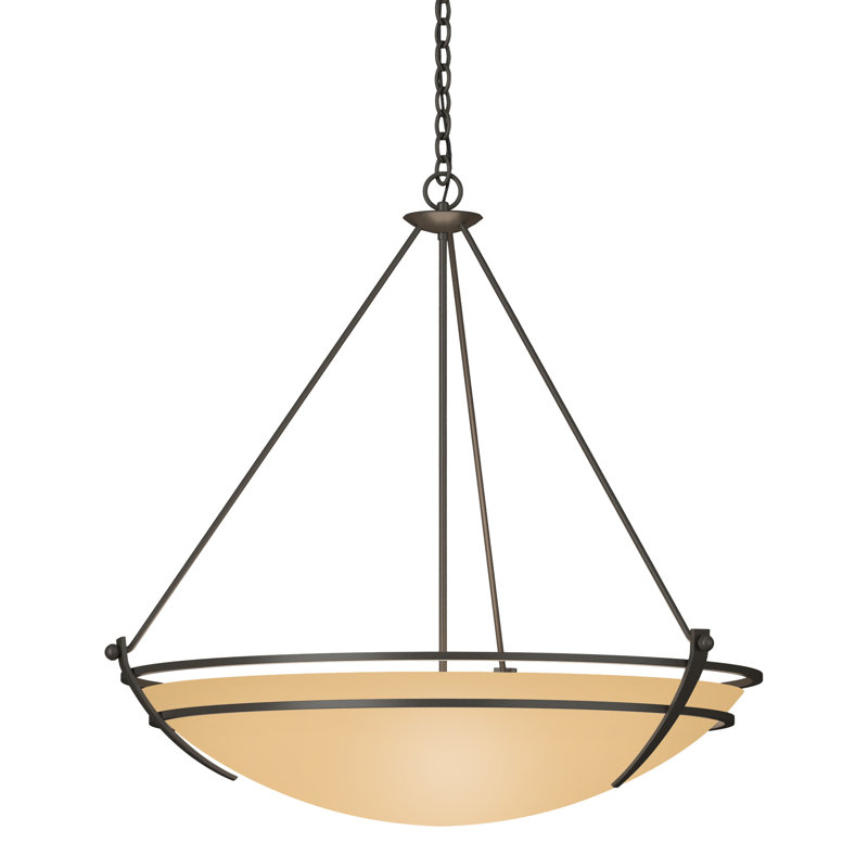 Presidio Tryne 3-Light Bowl Pendant, Sand, Dark Smoke