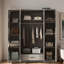 Armoire 4 portes avec 1 tiroir